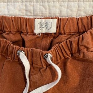 IJJI cotton canvas drawstring pants